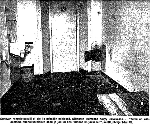 Kuva ja teksti Helsingin Sanomat 7.9.1969.