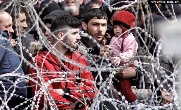 Siirtolaistilanne Kreikan ja Turkin rajalla kärjistyi tänä talvena.Dimitris Tosidis / EPA