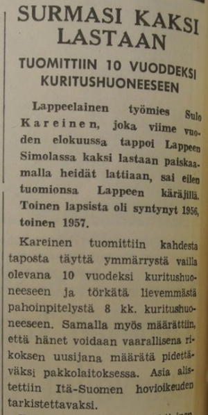 Sulo Kareinen Etelä-Saimaa 21.11.1958.jpg