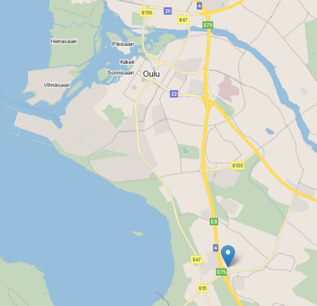 Kaakkuri on Oulun etelää.