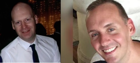 Rasismin uhrit: Vasemmalla James Furlong, oikealla Joe Ritchie-Bennett. Kuvat brittimediasta.