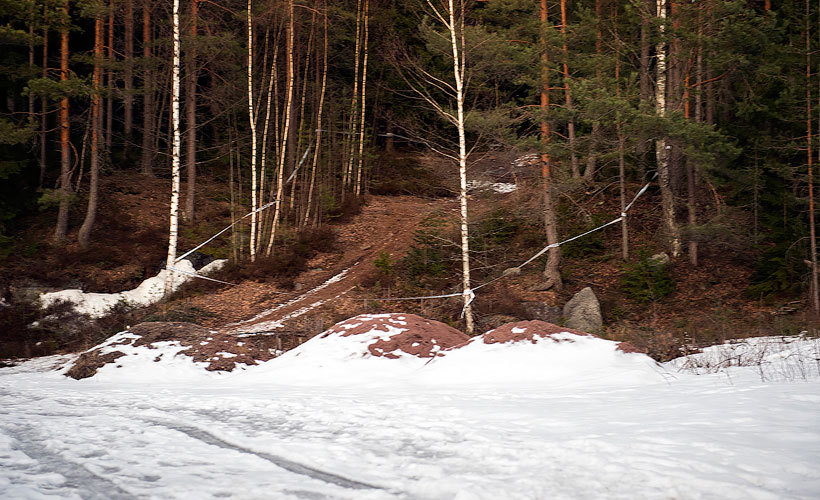 Ruumis löydettiin Tampsan ulkoilualueelta. (KARI PEKONEN)