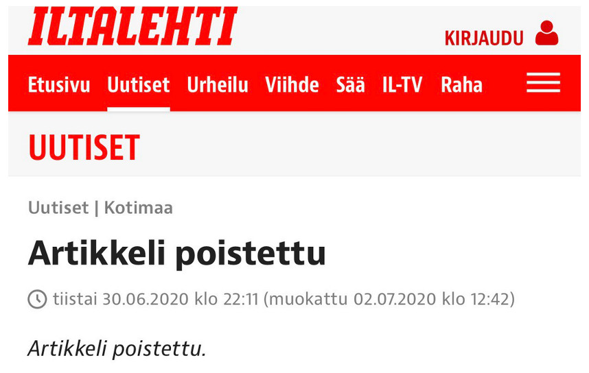Islamia ei saa kritisoida