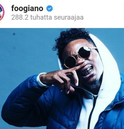 Foogiano poseeraa Instagramissa.jpg