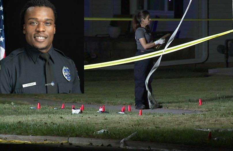 Police officer Mensah yritettiin ampua haulikolla rauhanomaisesti taloon sisälle.jpg