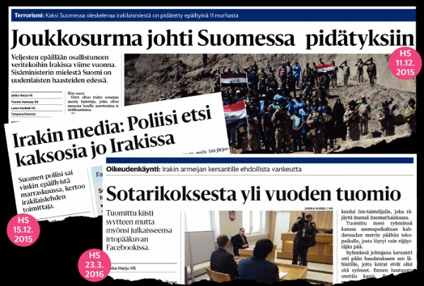 Suomessakin on käyty oikeutta niin sanotuista sotarikosjutuista, joissa todisteena on ollut muun muassa kuvia ja videoita sosiaalisesta mediasta.