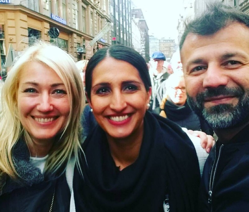 Maria Guzenia, Nazima Razmyar ja Rami Adham. Sosialidemokraatteja.