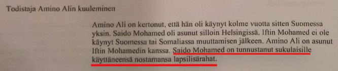 Kuvakaappaus kärjäoikeuden tuomiosta.