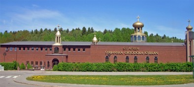 Sankt Afrems katedral on syyrialaisten ortodoksien kirkko Södertäljessä. Melkoinen pytinki...jpg