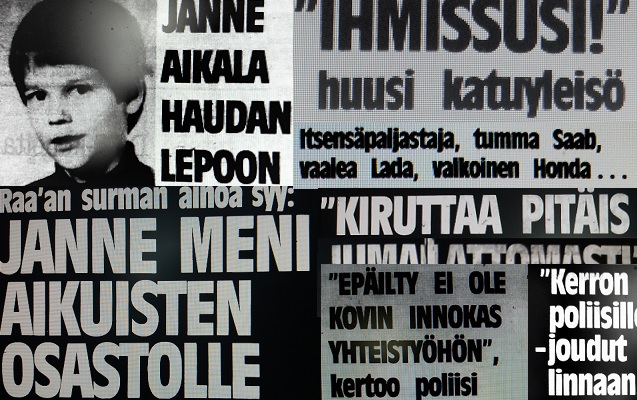 Otsikot eri lehdistä.