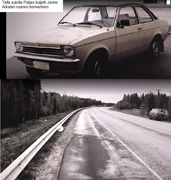 Kuvakaappaukset Rikosraportti-ohjelmasta.