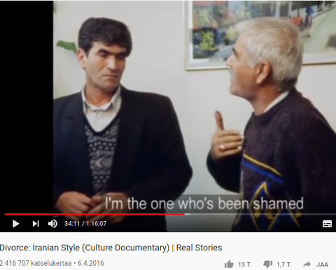 Minun kunniani tässä on häpäisty, sanoo iranilainen muslimimies.jpg