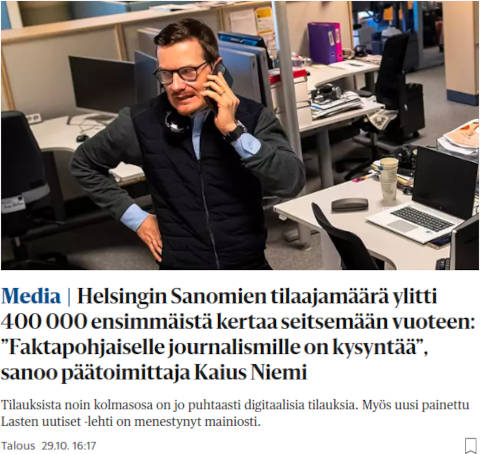 Faktapohjaiselle journalismille on kuulemma kysyntää, mutta milloin hesari alkaa tarjoamaan sitä asiakkailleen.jpg