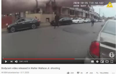 Phillyn puukkojunkkari ja tuleva blm-marttyyri Walter Wallace Jr.