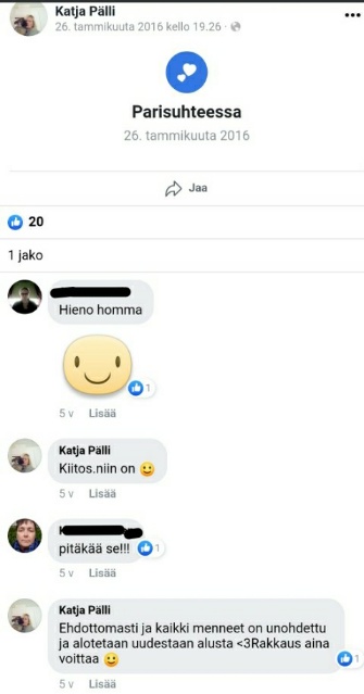 Vanhat unohdettiin ja pian jo puukkoa uudelleen miehen kudoksiin survottiin.