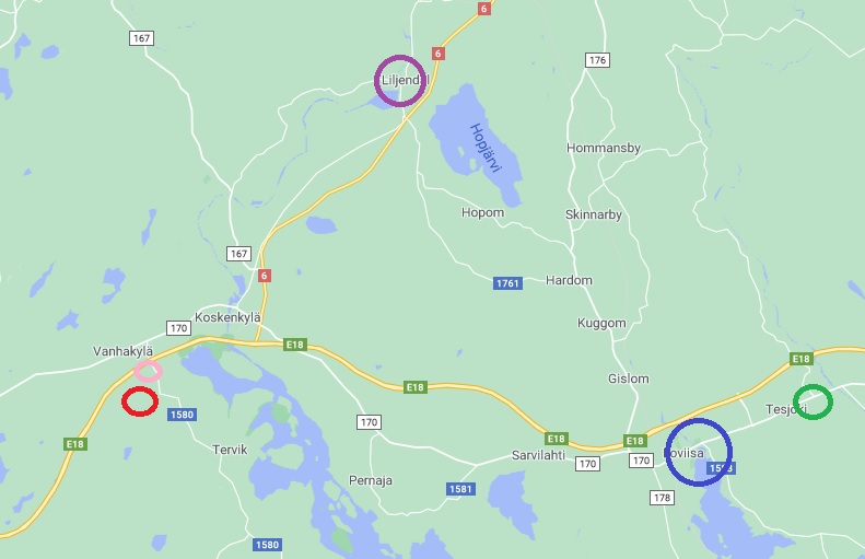 Kartta googlemaps.