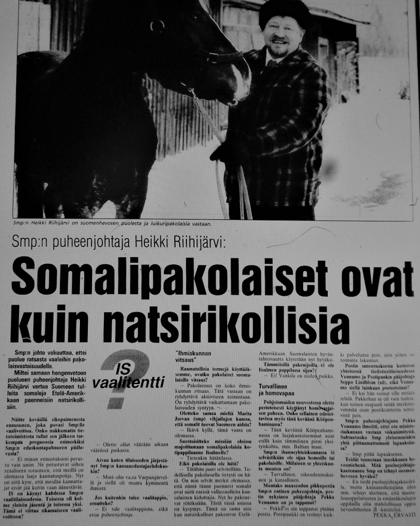 IltaSanomat alkuvuodesta 1991.