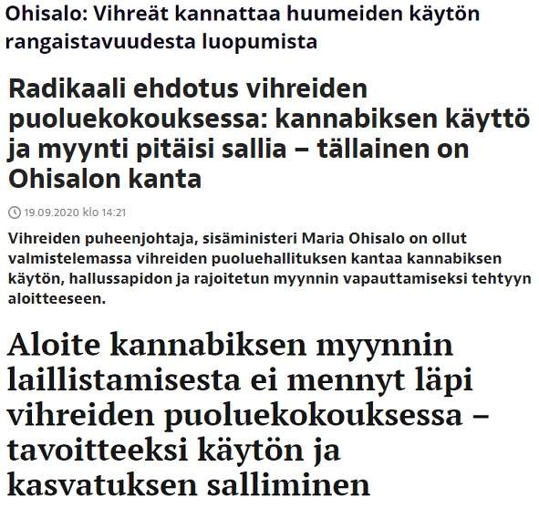 YLE 30.10.2019. Iltalehti 19.10.2020. Kainuun Sanomat 20.10.2020.