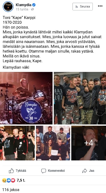 Klamydiat muistavat tapettua ex-jäsentään.jpg