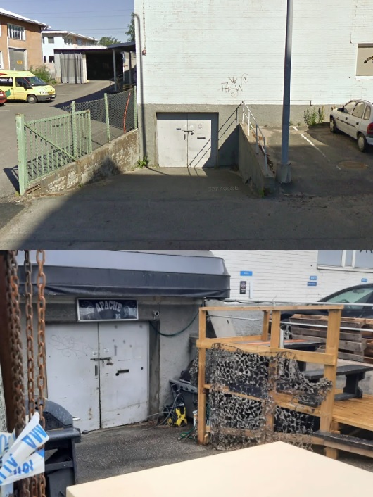 Ylempi kuva googlemaps, alempi kuva Yle/ Christoffer Gröhn