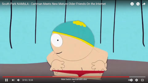 Jopa South Park otti lapsiseksijärjestön hampaisiinsa - mallia näyttää Cartman.jpg