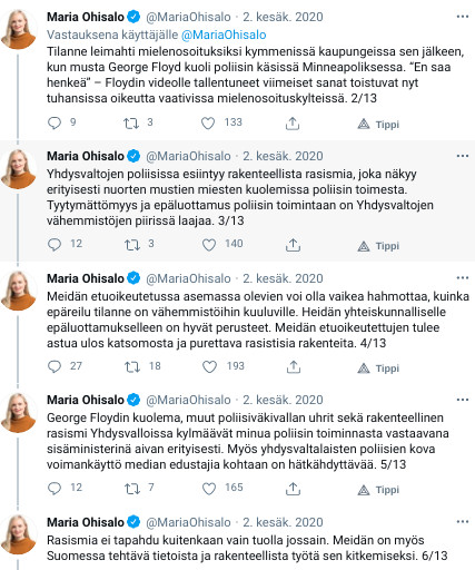 Ministeri Ohisalon muunneltu totuus toisen maan poliisiasioista ja vekkuleiden kohtelusta siellä.jpg