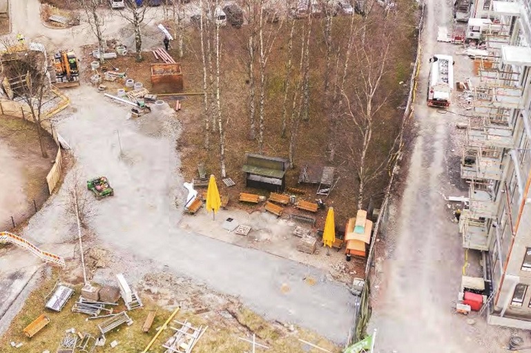 Poliisin esitutkinta-aineistossa julkaistu ilmakuva Koskelan tapahtumapaikasta. Esitutkinta-aineisto tuli julkiseksi maanantaina.­ KUVA: POLIISI. Onkohan kartassa näkyvillä myös ne muut alueet/paikat/kohdat missä Atsoa rääkättiin? Tämä teksti dl.