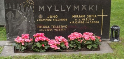 Hilkka Myllymäen hauta