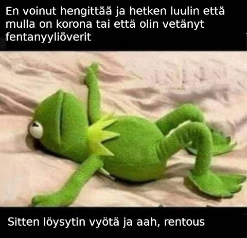 Antakaa sairaiden olla ja mennä.
