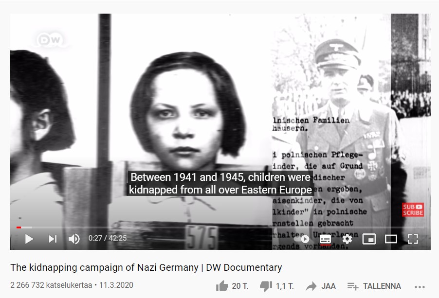 YouTubesta löytyy dokumentti natsien varastamista lapsista.jpg