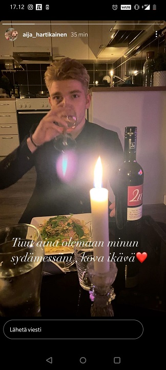 Tällaisen postannut tänään.