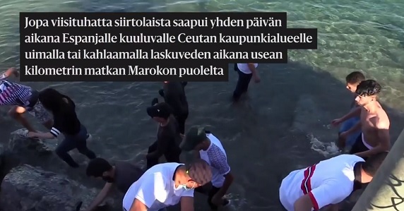 Kuvakaappaus artikkelin videolta