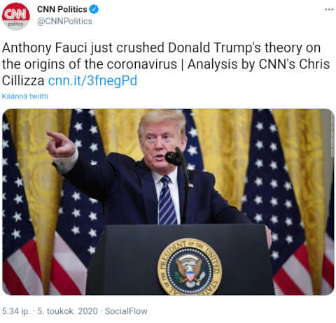 CNN ja Anttoni Fauci MURSKASIVAT 45-presidentin mietteet covid kiina labra-alkuperästä.jpg