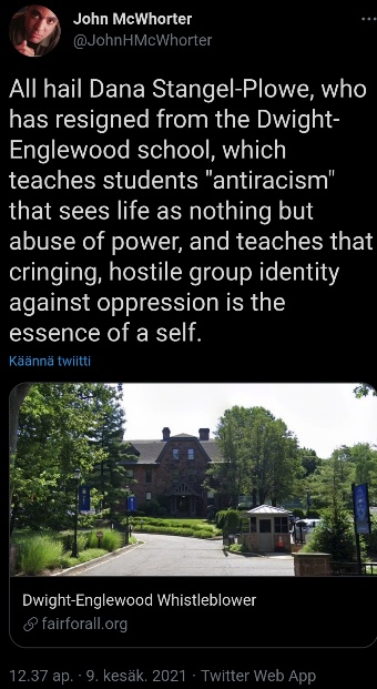 Kuuluisan mustan yliopiston proffa ylistää rasistisen kriittisen teorian vuoksi eronnutta.jpg