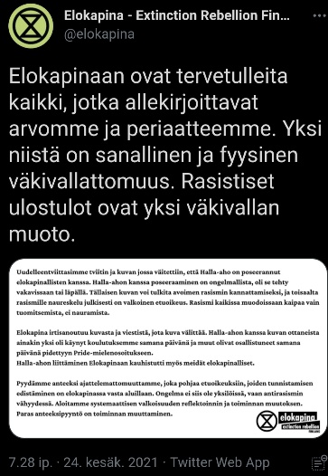 Halla-Ahon kanssa poseeraaminen oli avoimen rasismin kannattamista ja väkivallan yksi muoto.jpg