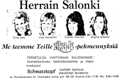 Helsingin Sanomat 6.10.1972.