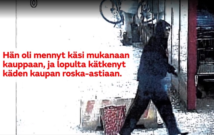 Kuvakaappaus poliisin videolta via mtvuutiset.fi