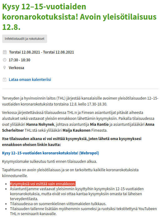 THL himorokottaa ryhmää, joka ei todellakaan ole vaarassa.jpg