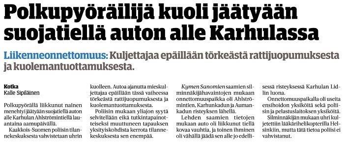 Kymen Sanomat 19.9.2021.