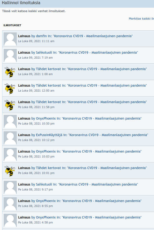 Viimeisimmät ilmoitukset - LIEVÄÄ hysteerisyyttä ja pakkomielteisyyttä joillakin havaittavissa.jpg