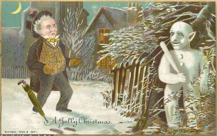 Erikoisempi vanha joulukortti Britanniasta.jpg
