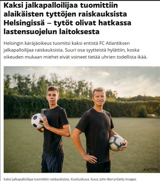 Nämä miehet eivät raiskanneet.