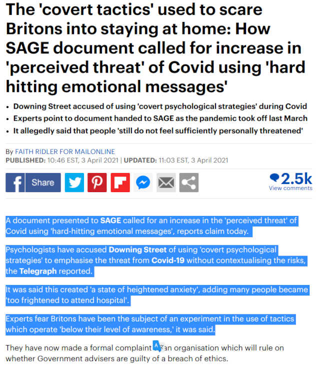 Psykologit ovat syyttäneet UK-hallitusta psykologisten operaatioiden käyttämisestä kansalaisiinsa ja tämän aiheuttaneen suuria vahinkoja.jpg