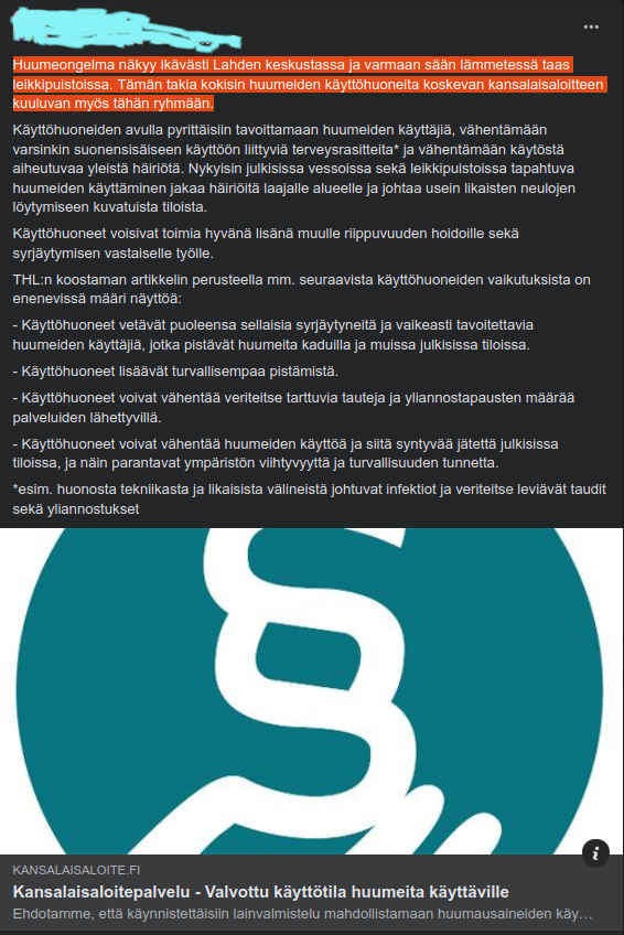 Huumeongelma näkyy ja kuuluu myös Lahdessa.jpg