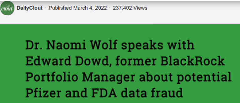 Dr. Naomi Wolf haastattelee jollekin pikkufirmalle menestyksekkäästi analyyseja tehnytta sijoitusneuvoja Edward Dowdia.jpg