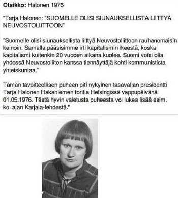 Tavja-täti haluaa neukkulaan.