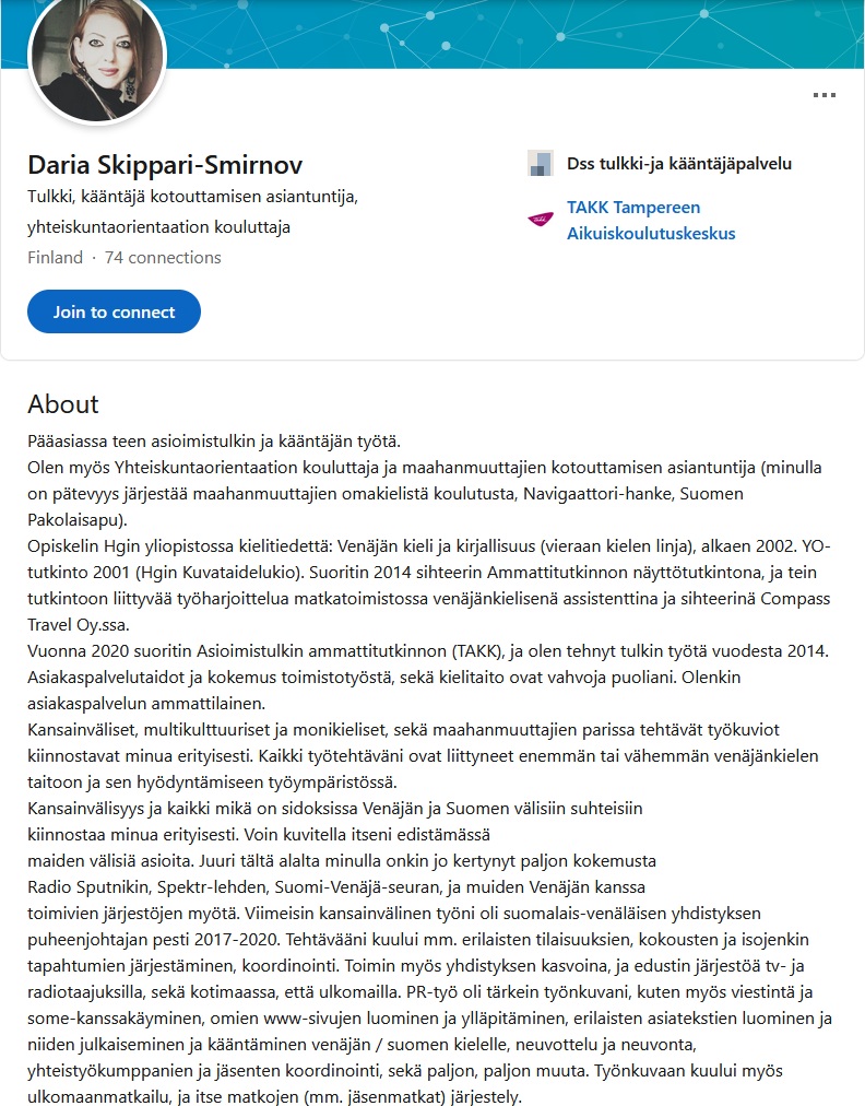 putinisti ryssä Daria Skippari-Smirnov.jpg