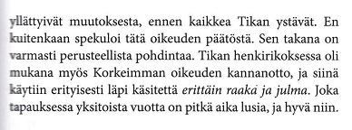 Jussi Wahen kirjasta Väkivallan virkamies, s. 133