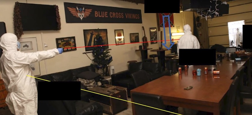 Kuvakaappaus mtvuutisten videolta. Kooste poliisin kuvista.