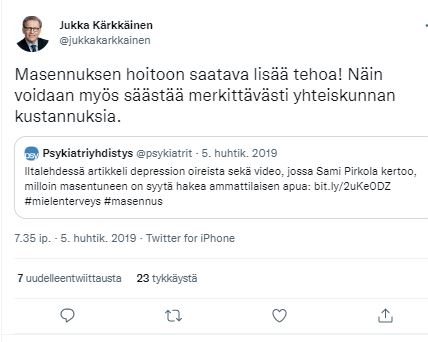 psykiatriayhdistyksen_sisäpiiristä_entinen_valviran_asiantuntija_sami_pirkola_ja_entinen_thl_ylilääkäri_ovat_usein_julkisuudessa_ottaneet_kantaa_masennuksen_hoitamiseen_tehon_lisäämisen_avulla.JPG